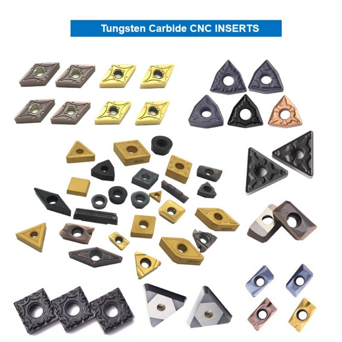 ISO Standard CNC Turning Vnmg Golden Coating Inserts for Cast Irons, Steel Cutting