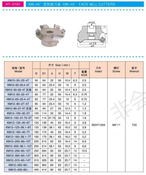 CNC Milling Cutters Tool Holders Bap300r-40-16-5t Bap400r Right Angle Shoulder Face Mill Cutter with Insert