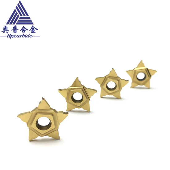 Round Head Series Pentagram Overlord Carbide Blade Grooving Cutting Inserts
